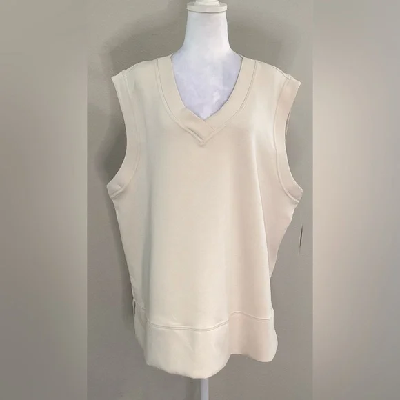 Tek Gear Women's Ultracomfort Sleeveless Vest - Off-White - Picture 2 of 9